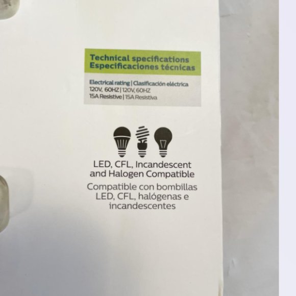 Philips || New Indoor LIghting Control w Wireless Remote Switch & 3 receivers - Picture 6 of 6